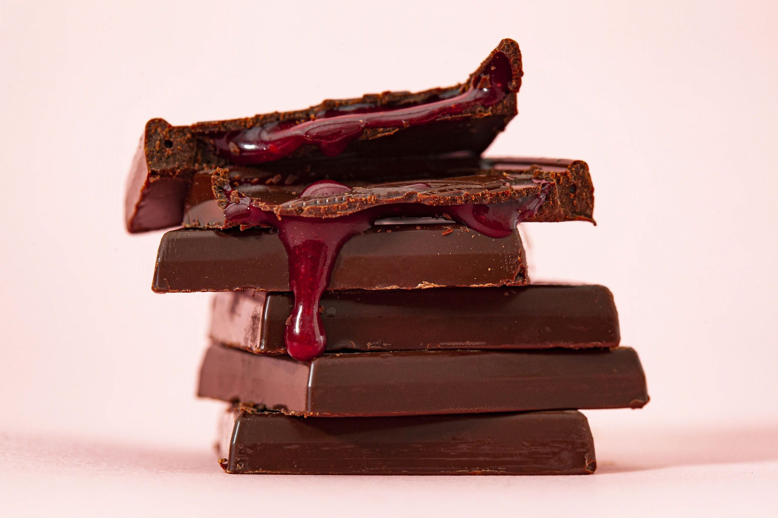 Chocolate Stacked With Sauce Chocolate Stacked with Sauce
